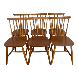 Scandinavian chairs with bars