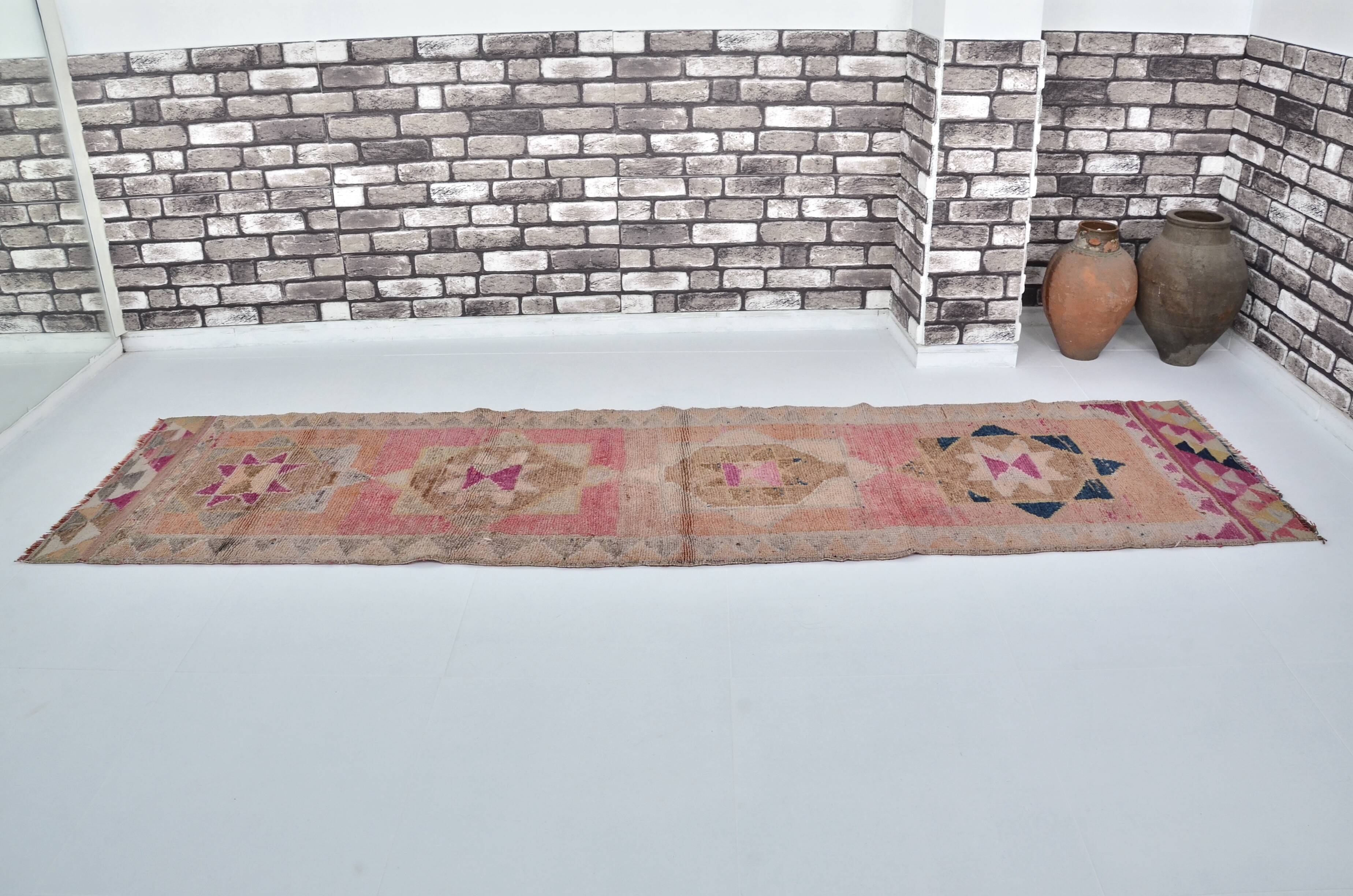 Vintage Handknotted Runner Rug sku 2184