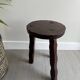 Wooden tripod stool