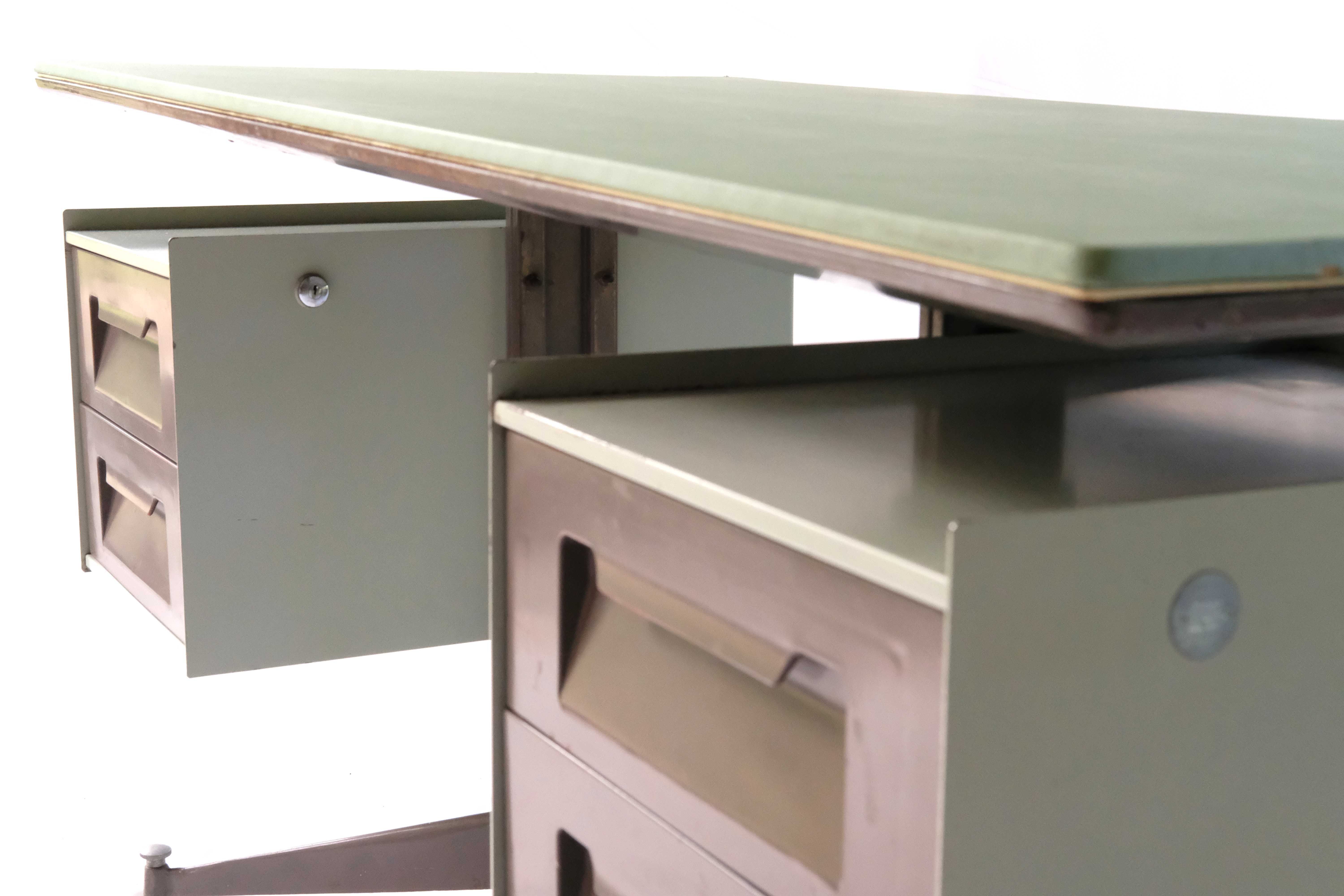 Metal Desk by Metacastelli, Italy 1970's