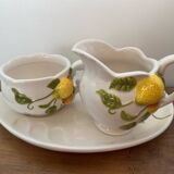 coffee/tea service in lemon pattern slushy