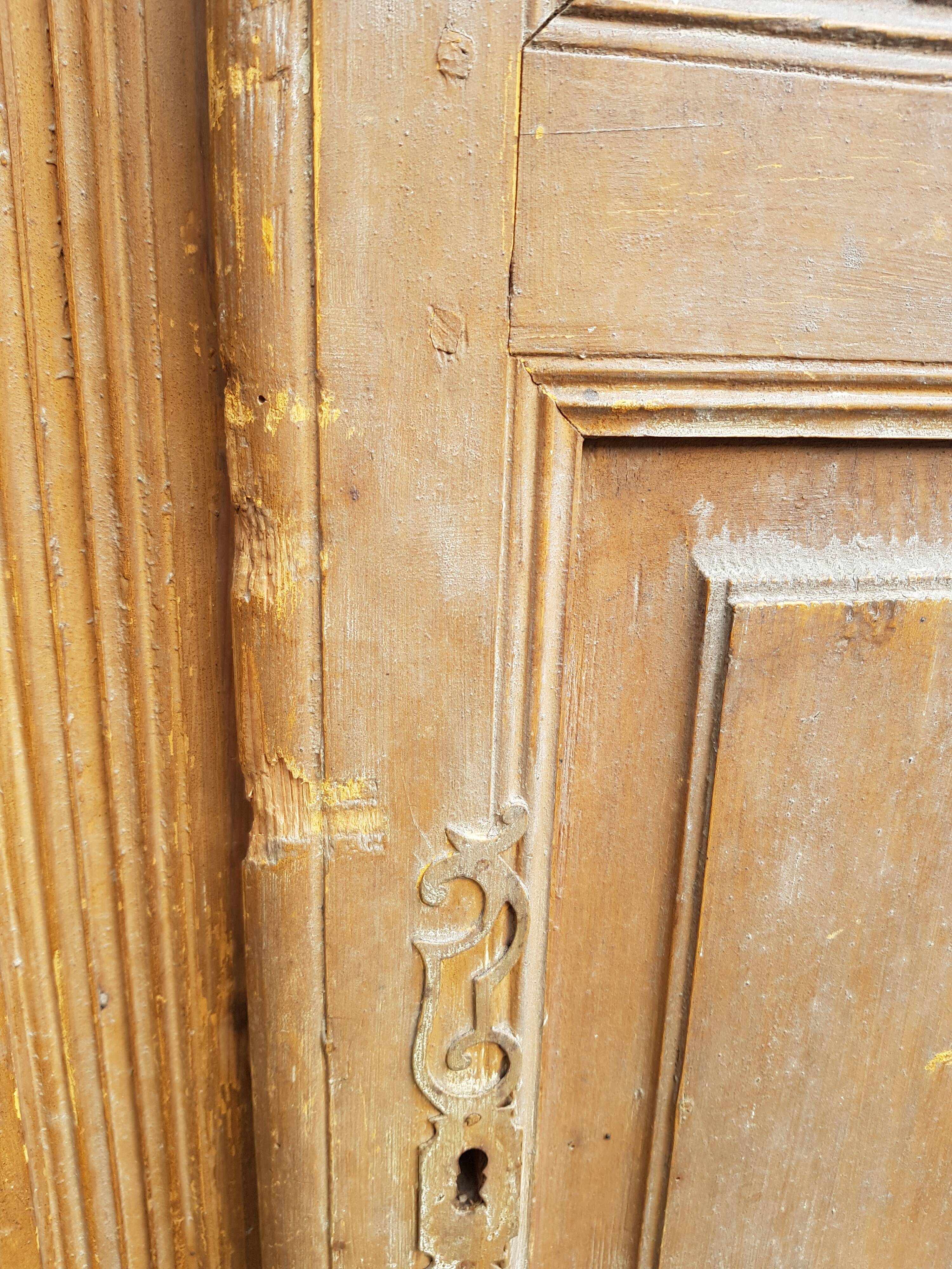 Pair of door in 19th century fir