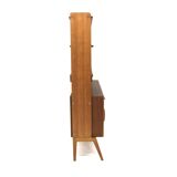 Scandinavian teak and oak secretary, Sweden, 1950