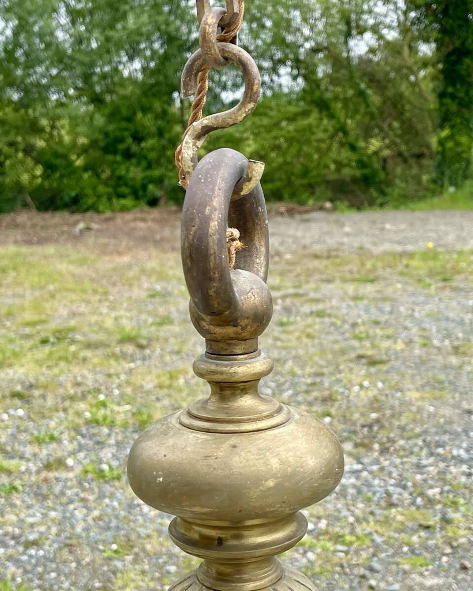Lustre en bronze fin XIXème 6 feux