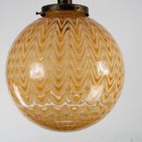 Mid-Century Murano glass sphere chandelier in the style of Venini. 1970