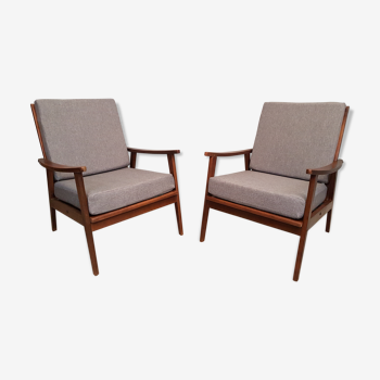 Pair of Boomerang armchairs 1960