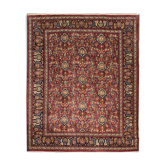 Tapis en laine florale rouge fait à la main antique persan khorassan tapis - 295x376cm