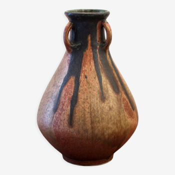 Art Deco ceramic vase Prasline de Montargis