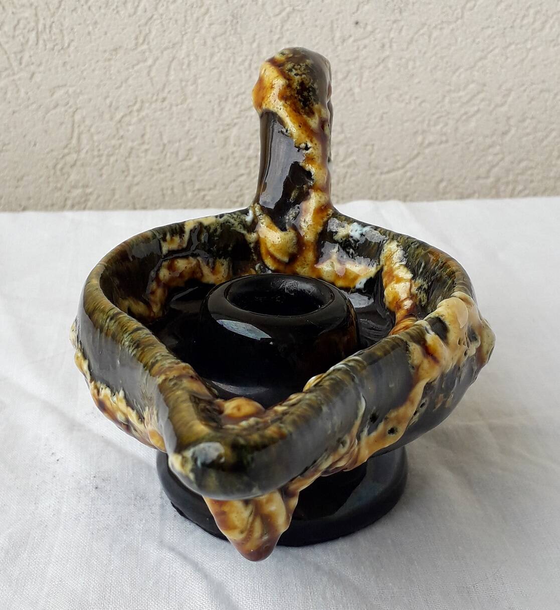 Bougeoir en céramique Vallauris