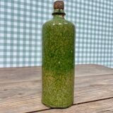 Old green sandstone bottle