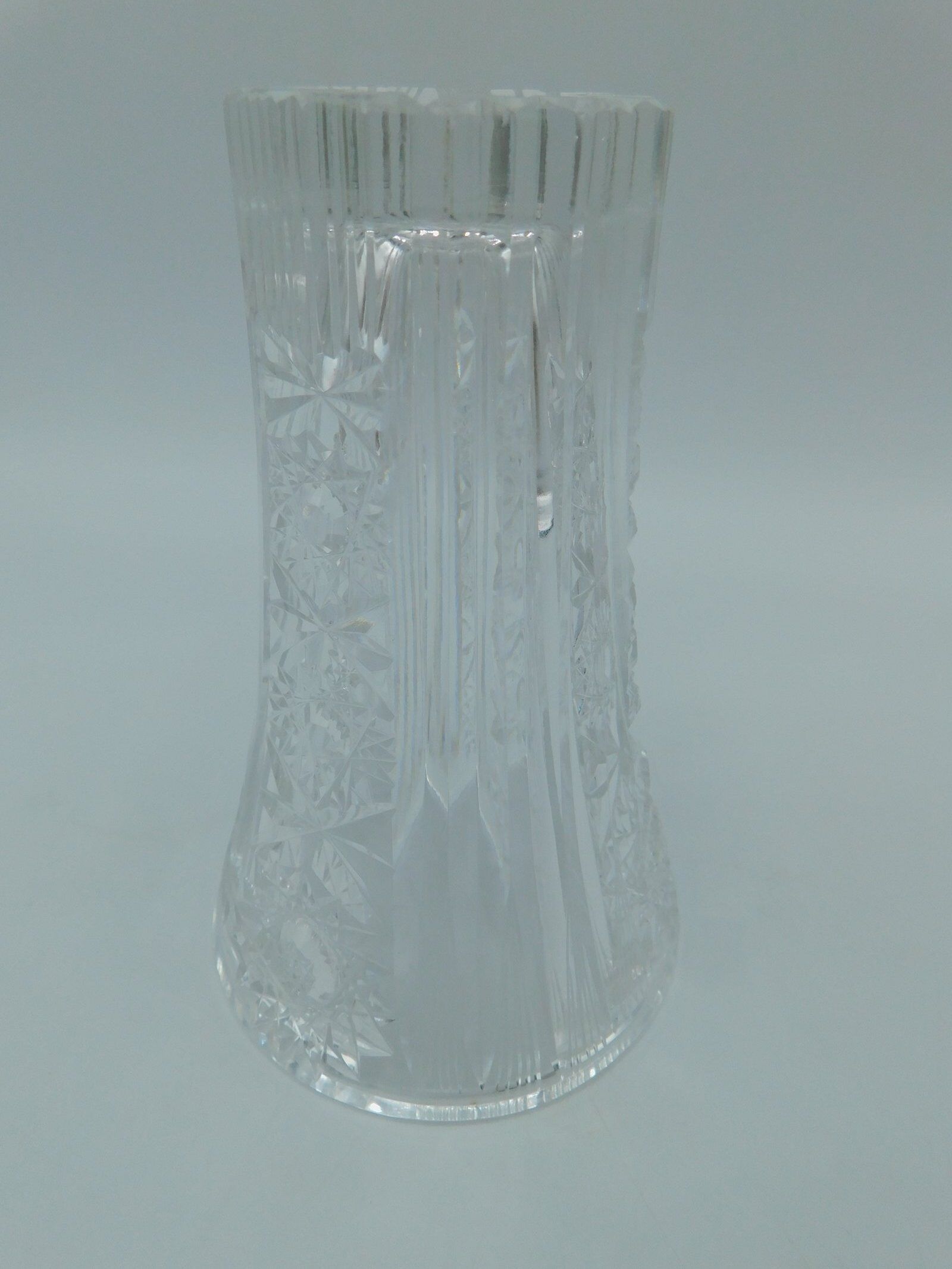 Vintage vase in cut crystal