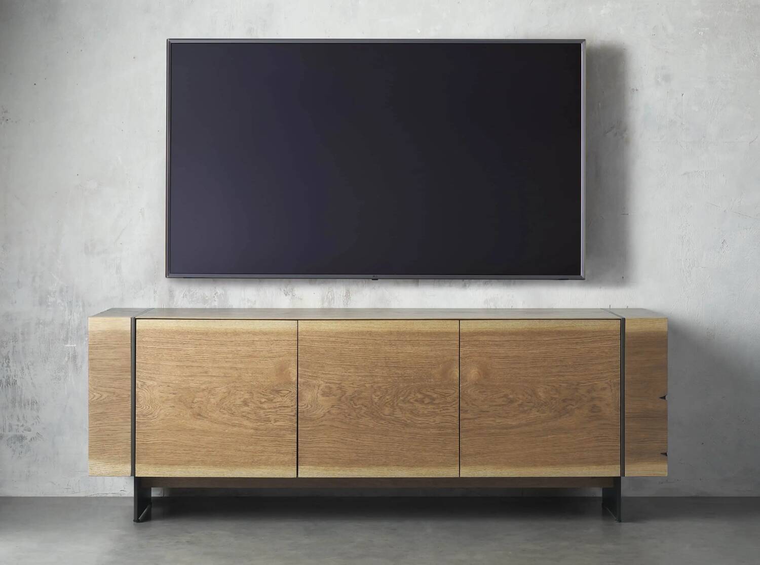 Arhaus low sideboard - solid wood