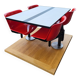 Table modus et 4 chaises Osvaldo Borsani par Tecno Italie 1970 Space Age