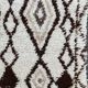 Tapis berbere beni ouarain vintage 70x170 cm