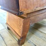 table de chevet en loupe d'orme art déco années 30