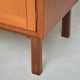 Row 3 doors clear teak, 1960