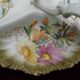 Plat à compartiments en porcelaine , "mendiant", art nouveau