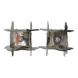 Italian Murano Glass Wall Lamps by Carlo Nason for Mazzega, 1970s, Set of 2