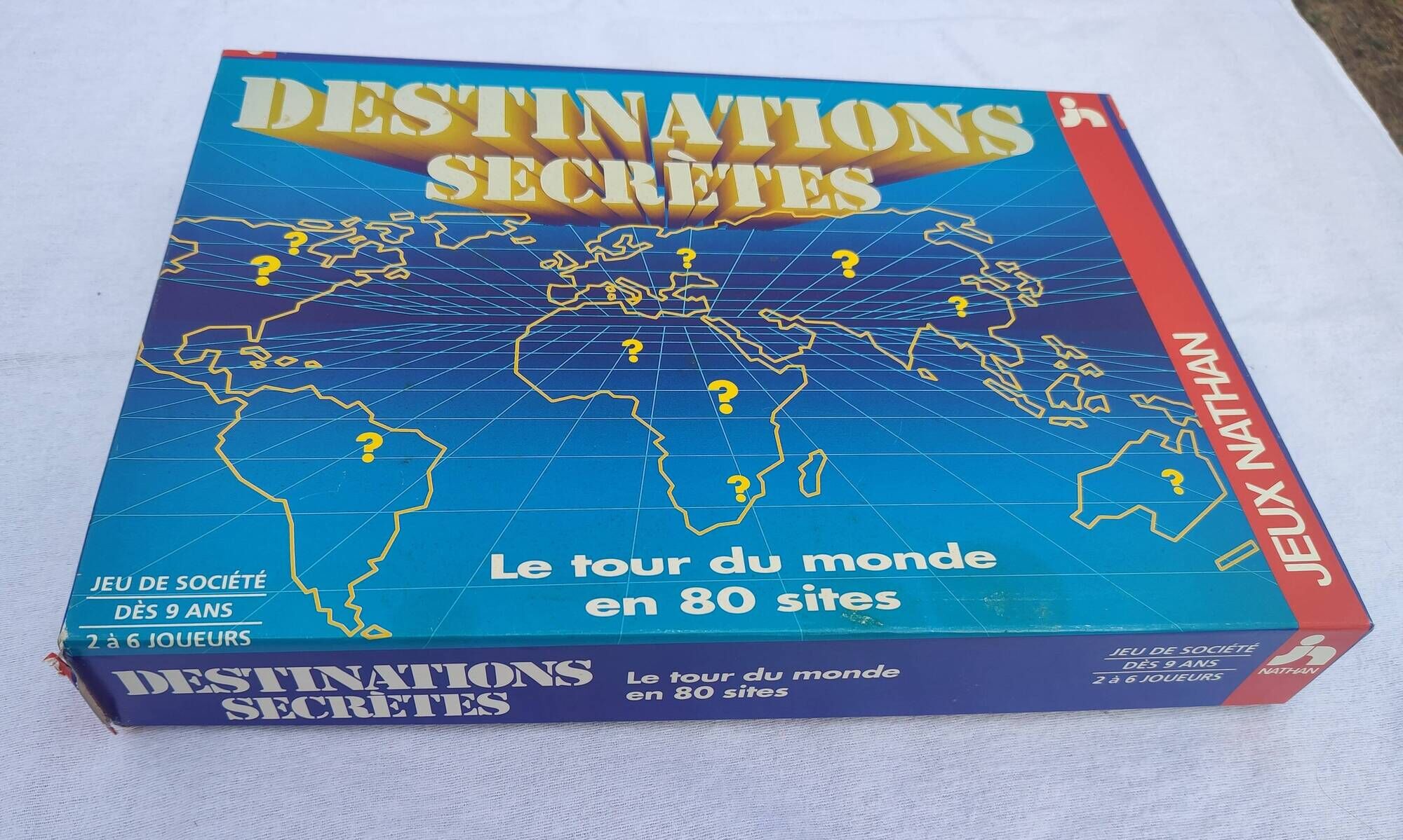 Vintage board game Secret Destinations Nathan Complete 1986