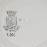 8-person St Amand tableware with Art Deco geometric patterns