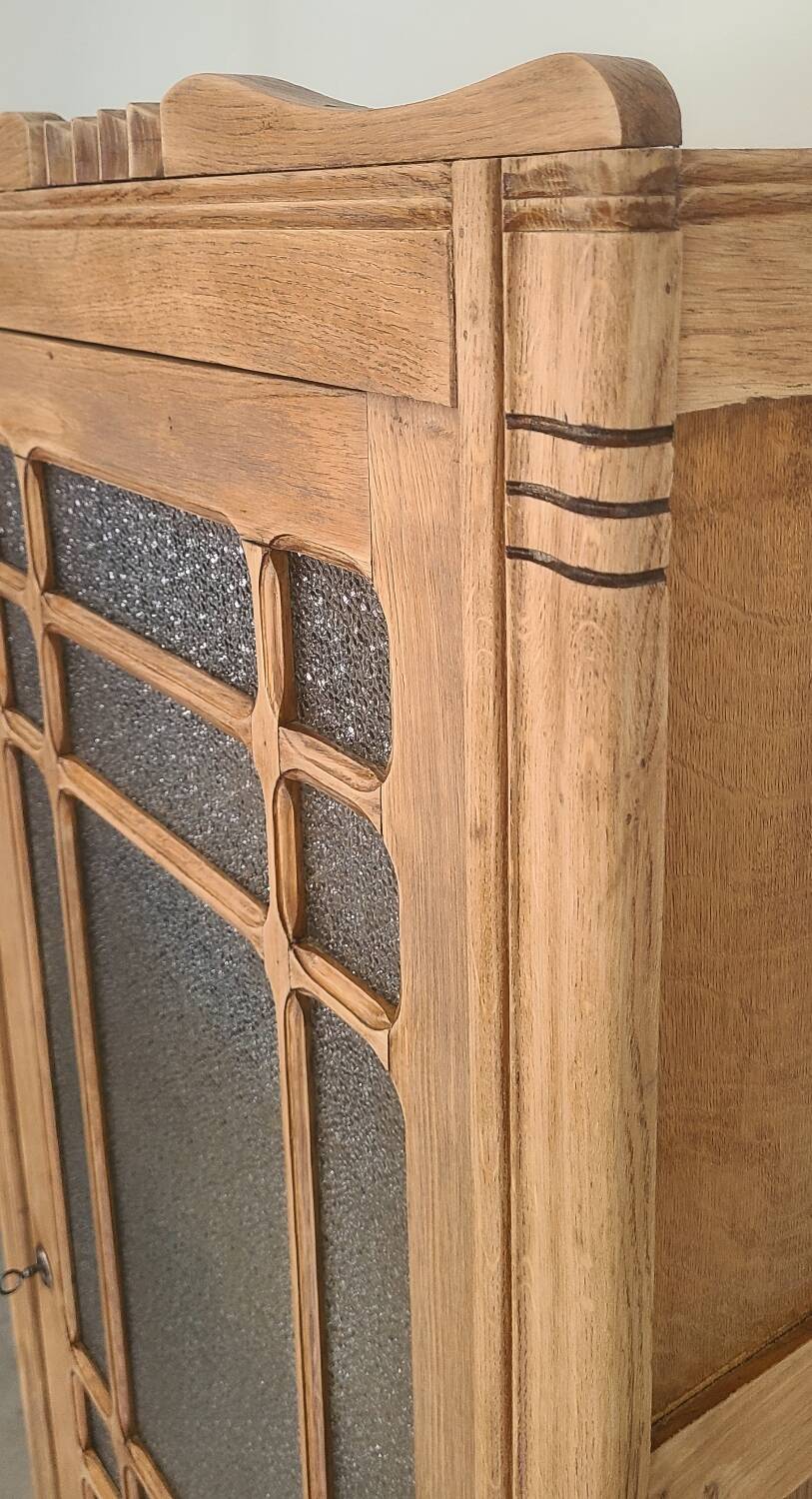 Parisian Art Deco wardrobe Parisian furniture in raw wood