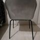 Chaise en metal industrielle