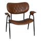 Vintage leather chair by gastone rinaldi for rima, 1950s