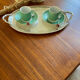 Silver metal tray early twentieth century