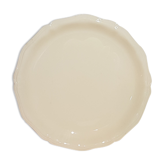 Cake display or pie dish in Sarreguemines earthenware, Digoin