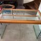 Desk glass structure