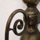 Pair of Antique Brass Wall Lamps – Vintage 1950s Sconces