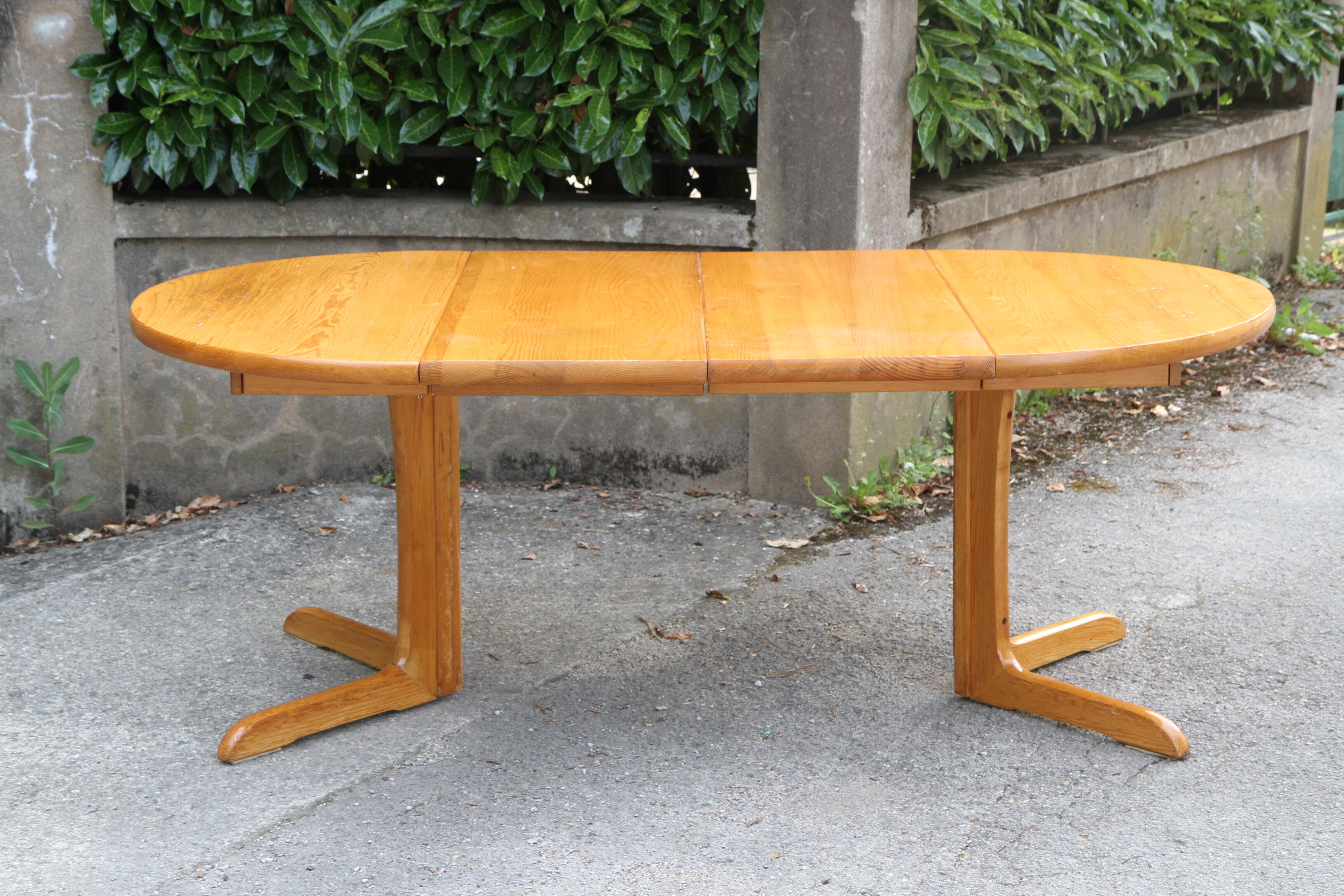 200cm pine expandable dining table