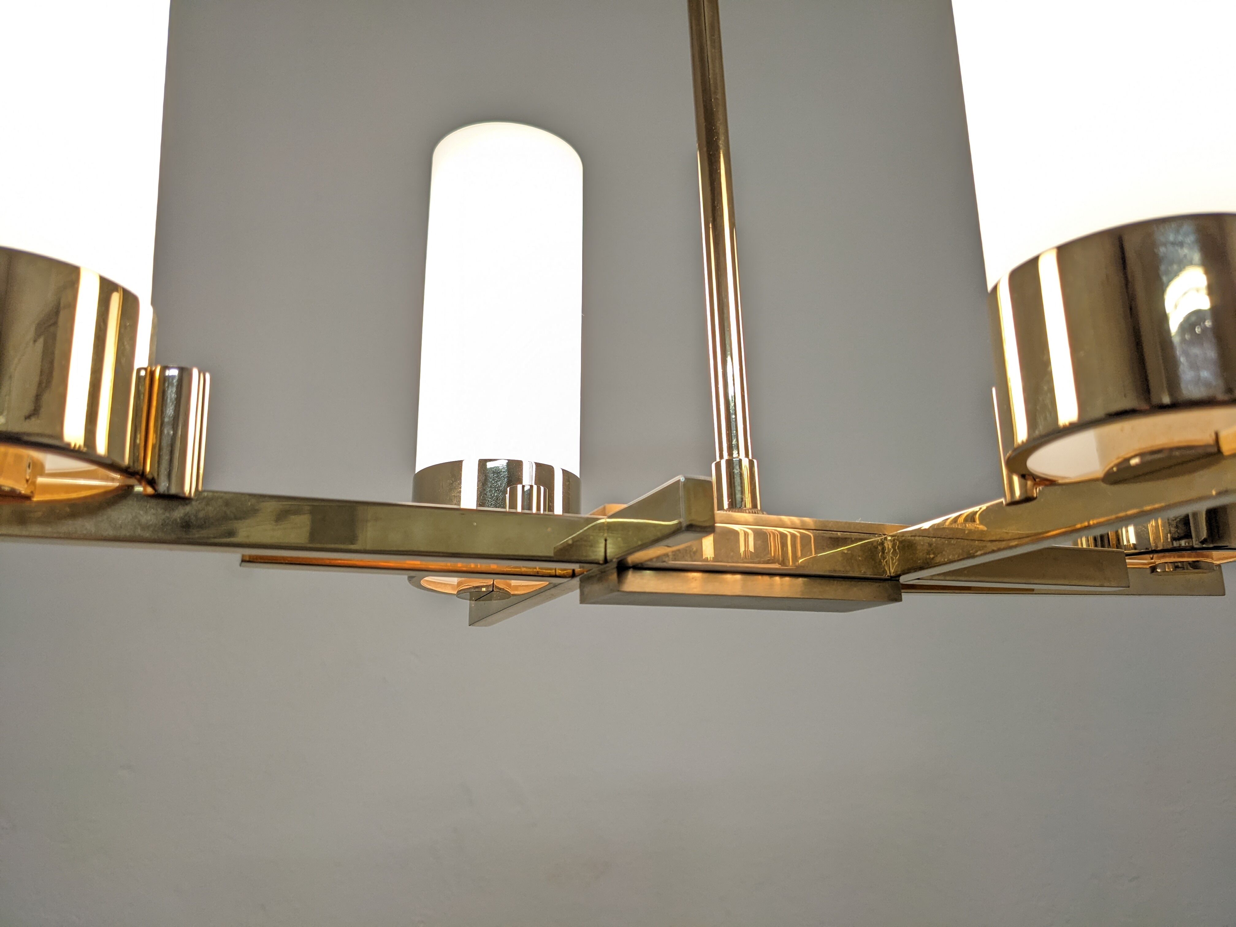 Arlus chandelier with 4 fires from the 50s/60s