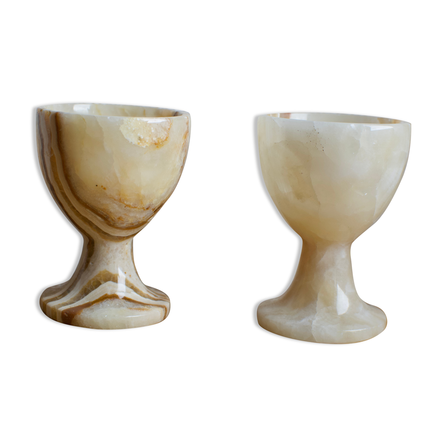 Duo of marble cockroaches