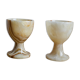 Duo of marble cockroaches