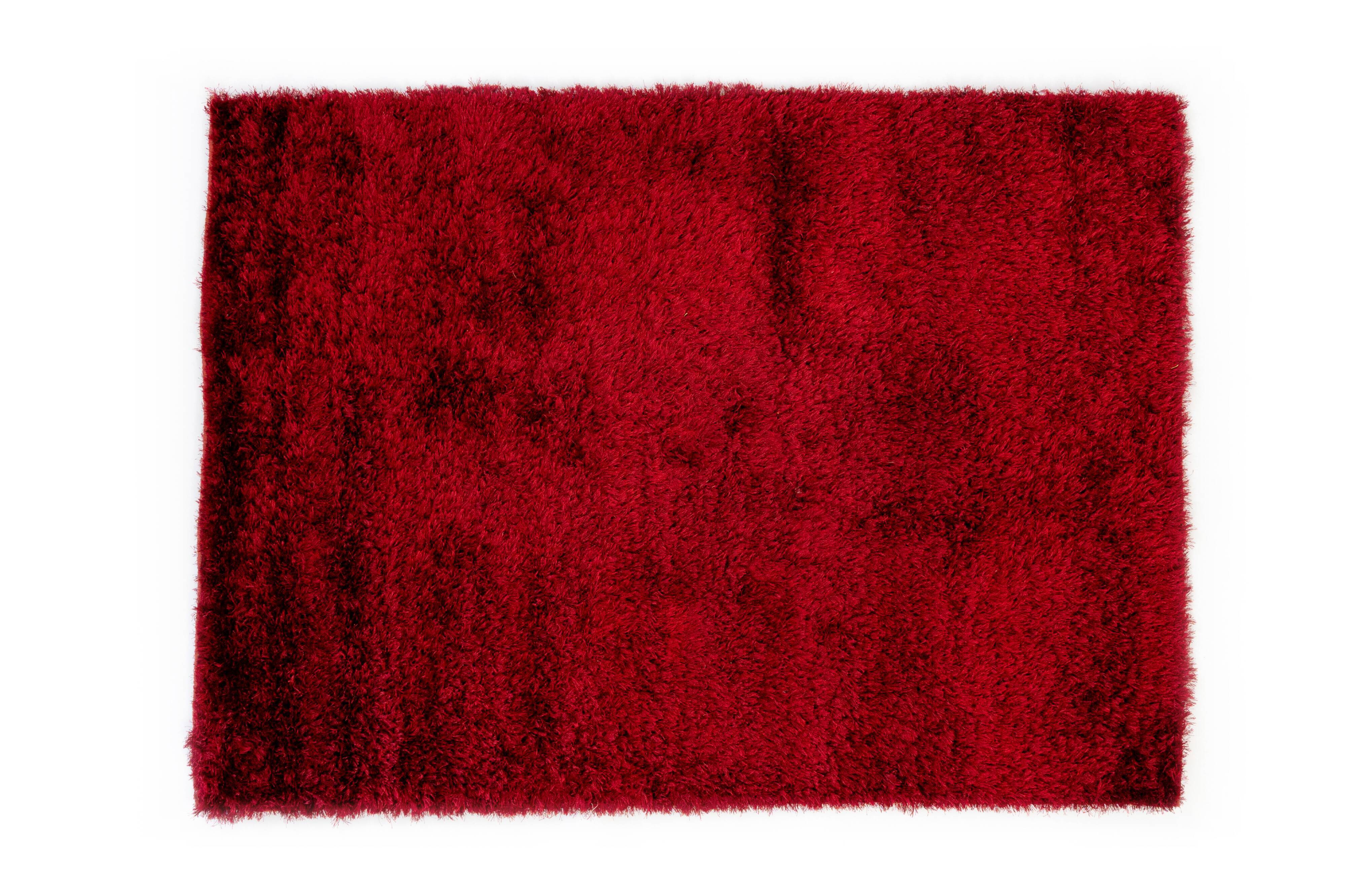 NOS Scandinavian design viscose rya rug by Axeco Svenska AB. 198 x 142 cm = 78 x 56 in