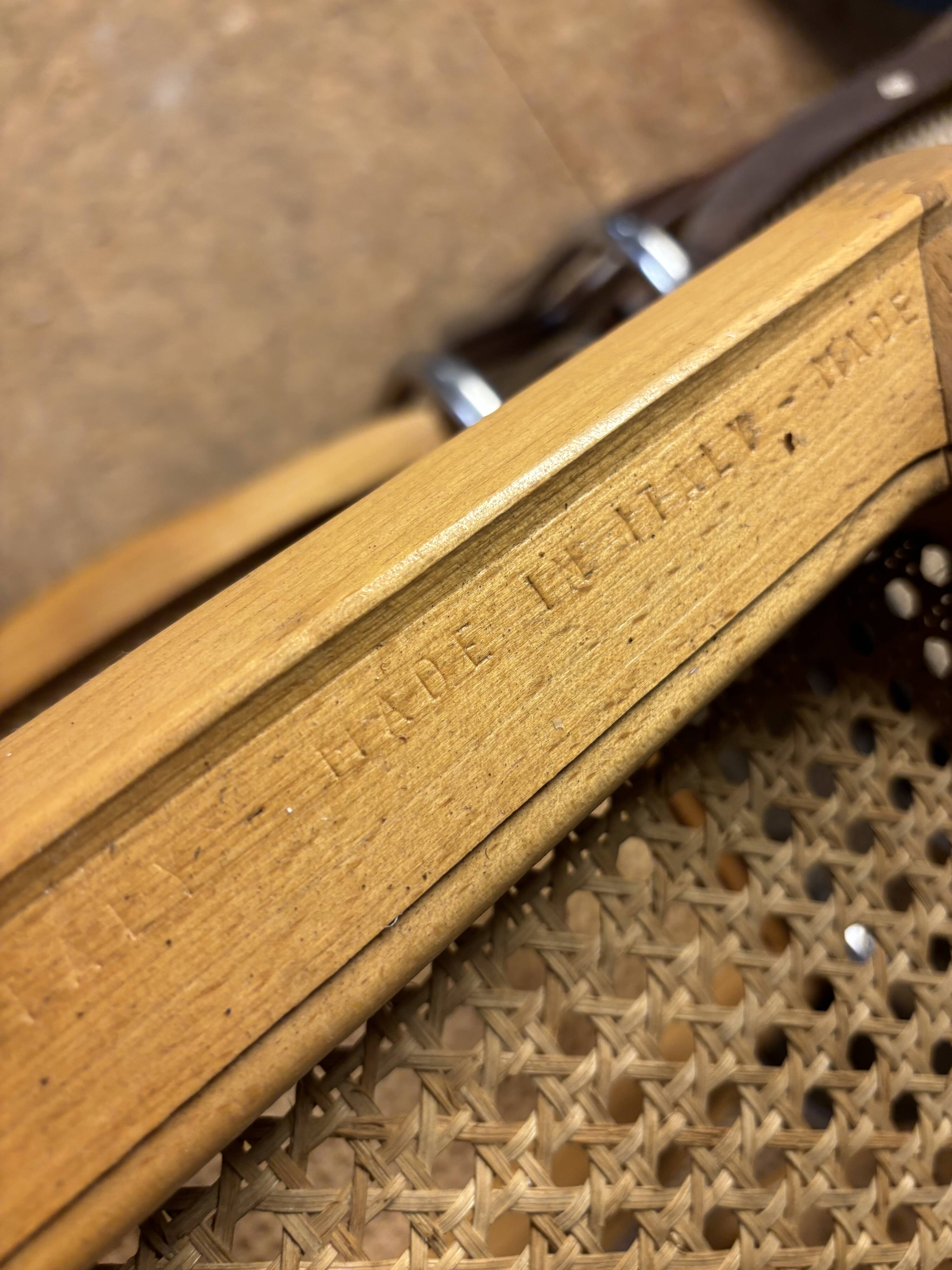 Vintage Cesca design chair b32 chrome model