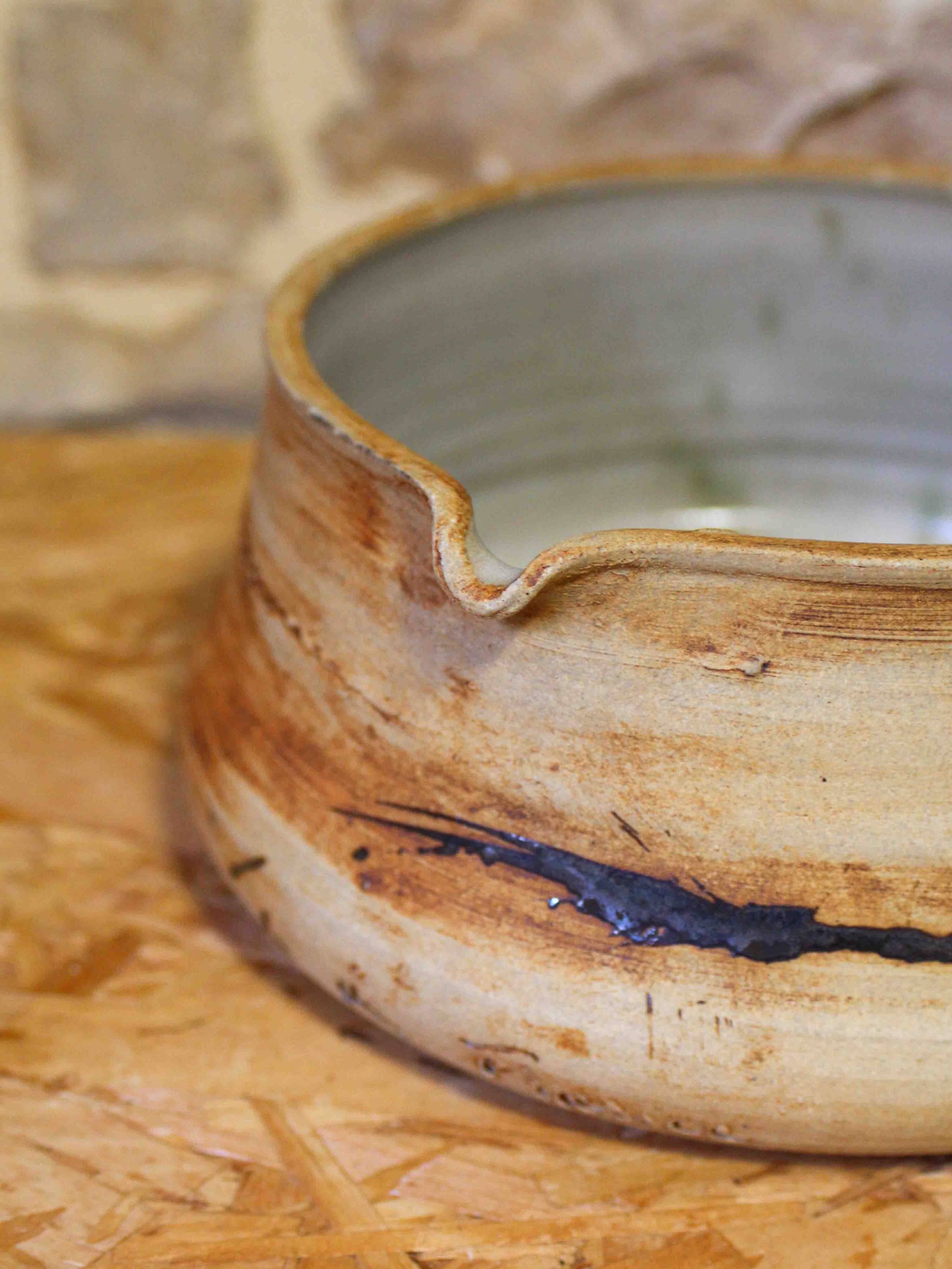 Large ceramic casserole Pottery of Colombier