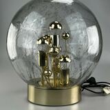 60s 70s table lamp ball lamp Doria "Big Ball" glass space age design