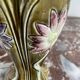 Vases en barbotine, paire, Art Nouveau, faïencerie DE BRUYN, signés, numéro