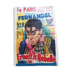 Affiche de cinema Fernandel Ernest