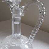 Ancient crystal wine carafe
