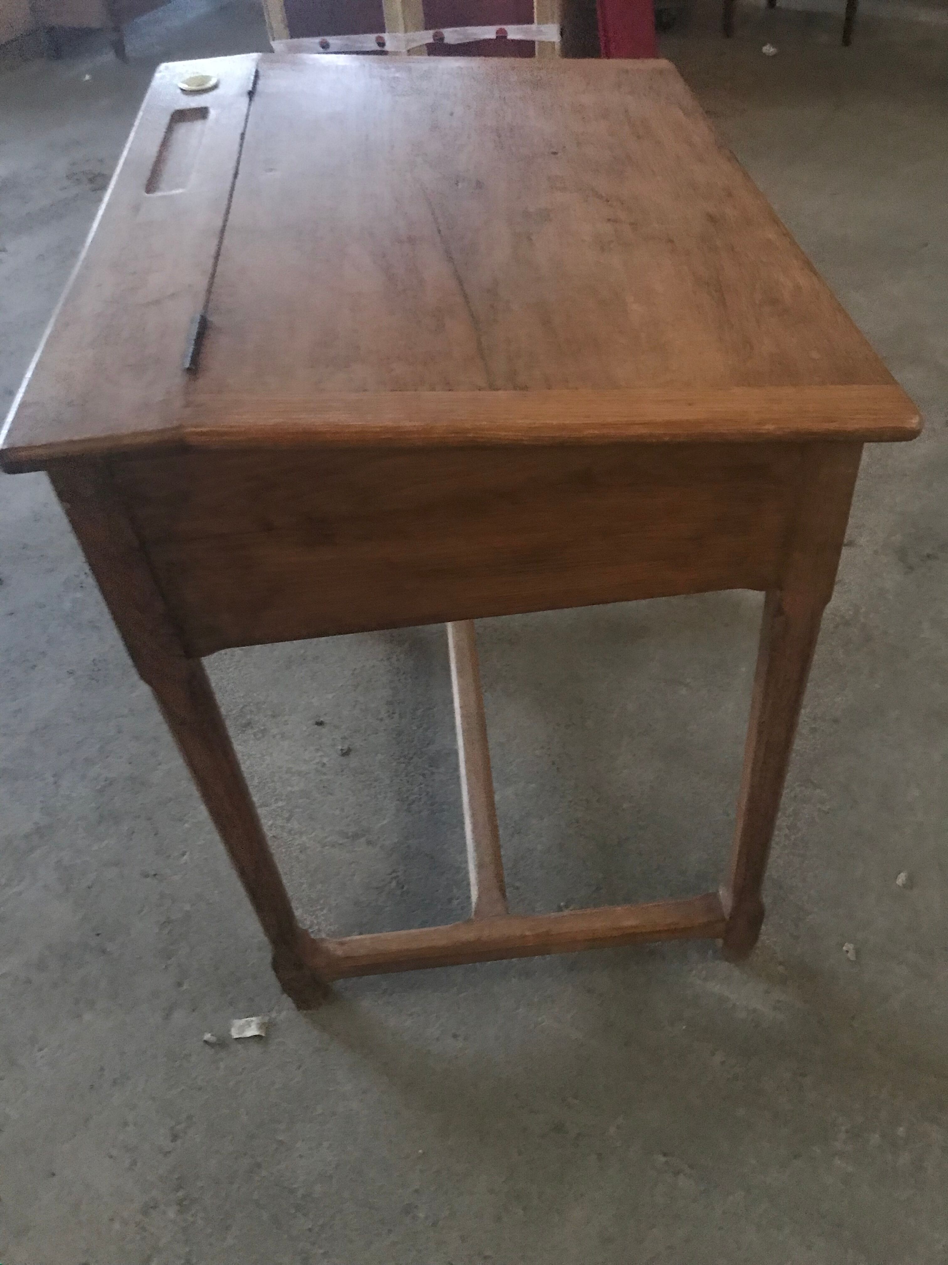 Oak school desk