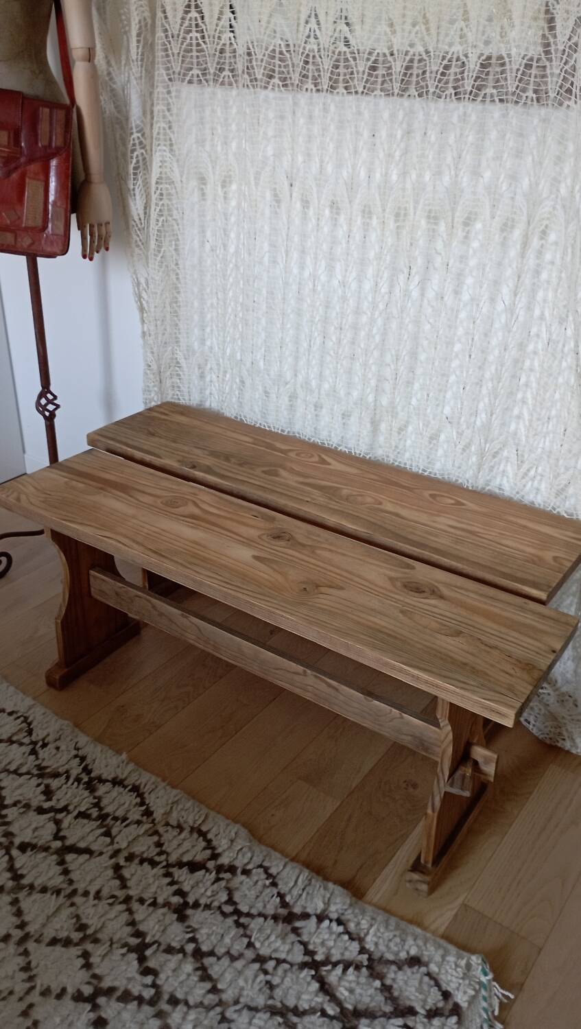 Pair of antique benches