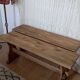 Paire de bancs anciens