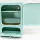 Pharmacy cabinet blue sheet metal