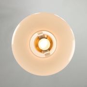 Pair of Mid-Century Opaline Pendant Lamps, 60s