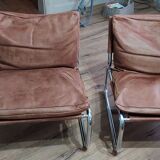 Pair of 70s/80s design armchairs