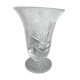 Cut crystal vase