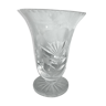Vase  en cristal taillé